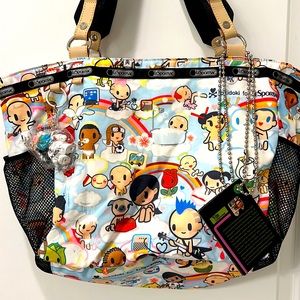 NWT Tokidoki Lesportsac Paradiso tote bag